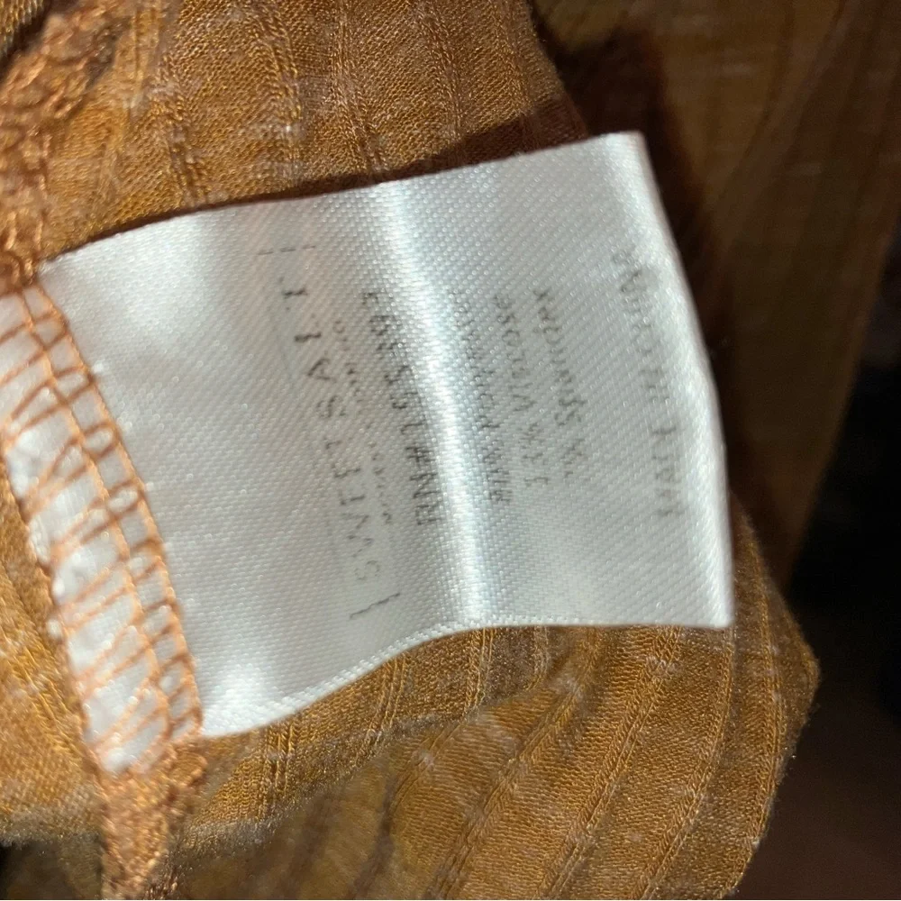 SweetSalt Golden Ribbed Dress - Picture 5 of 6